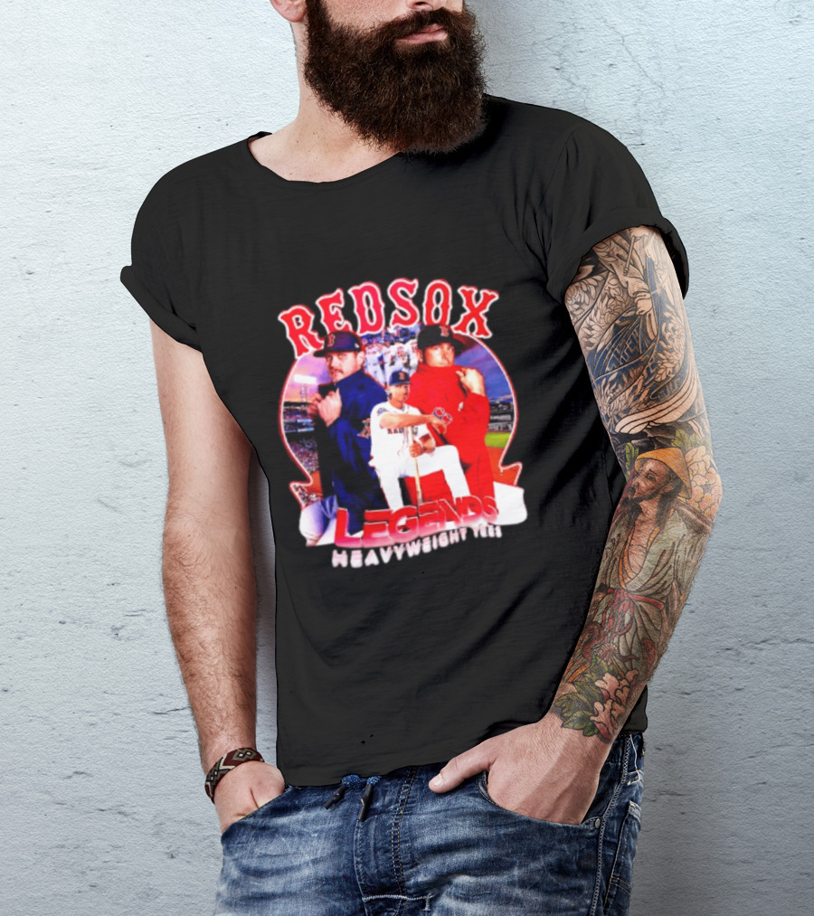 Boston Red Sox Legends Heavyweight Hits Abreu And Duran T-Shirt