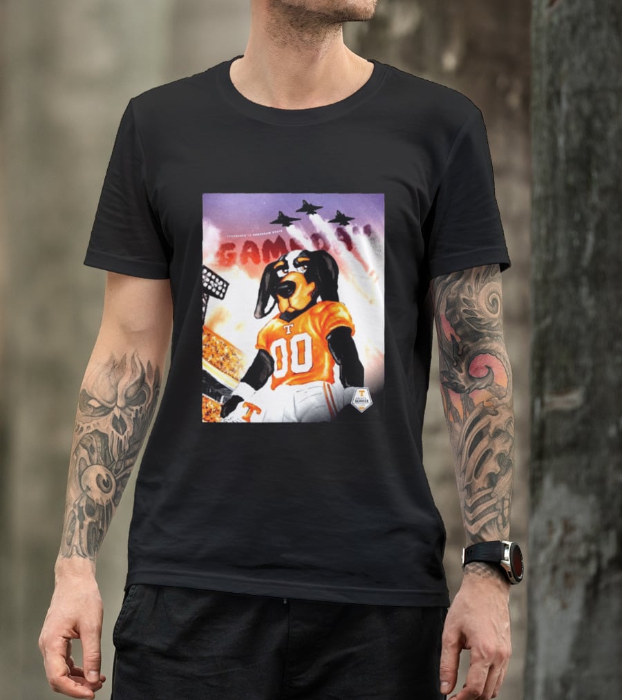 Tennessee Volunteers Smokey 00 Game Day Jets Flyover Stadium Lights T-Shirt