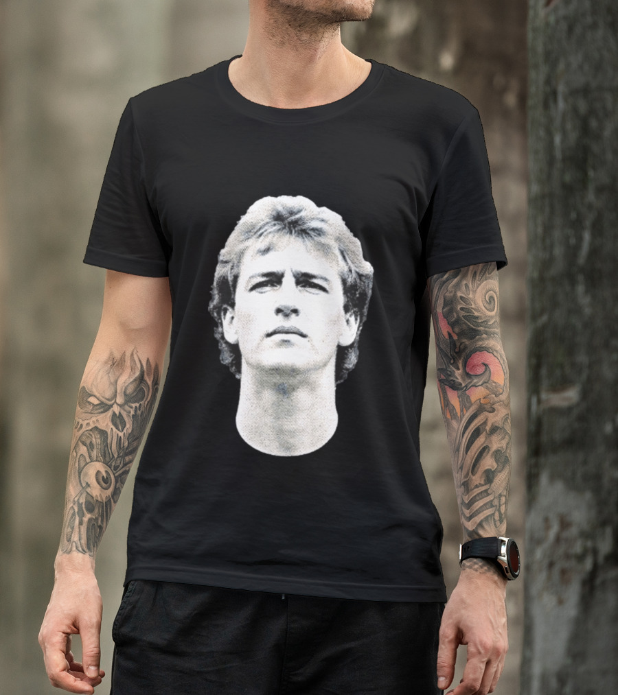 Larry Bird Big Head Boston Celtics Bird Series T-Shirt