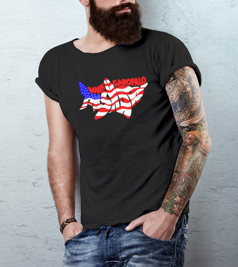 The American Muscle Shark USA Mark Garofalo Mark The Shark T-Shirt