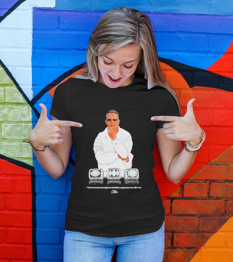 Maxx Crosby Las Vegas Raiders Al Davis World Champion Rings T-Shirt