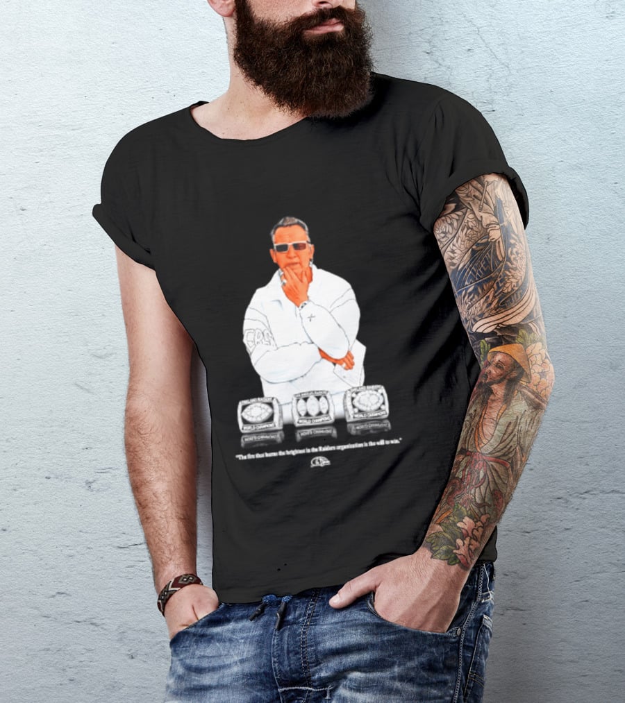 Maxx Crosby Las Vegas Raiders Al Davis World Champion Rings T-Shirt