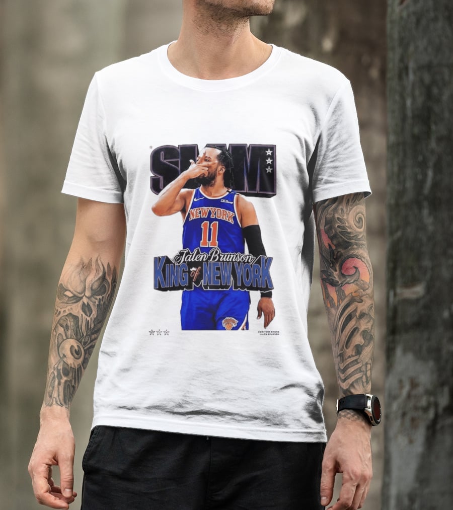 SLAM Magazine Jalen Brunson King Of New York Basketball 11 T-Shirt