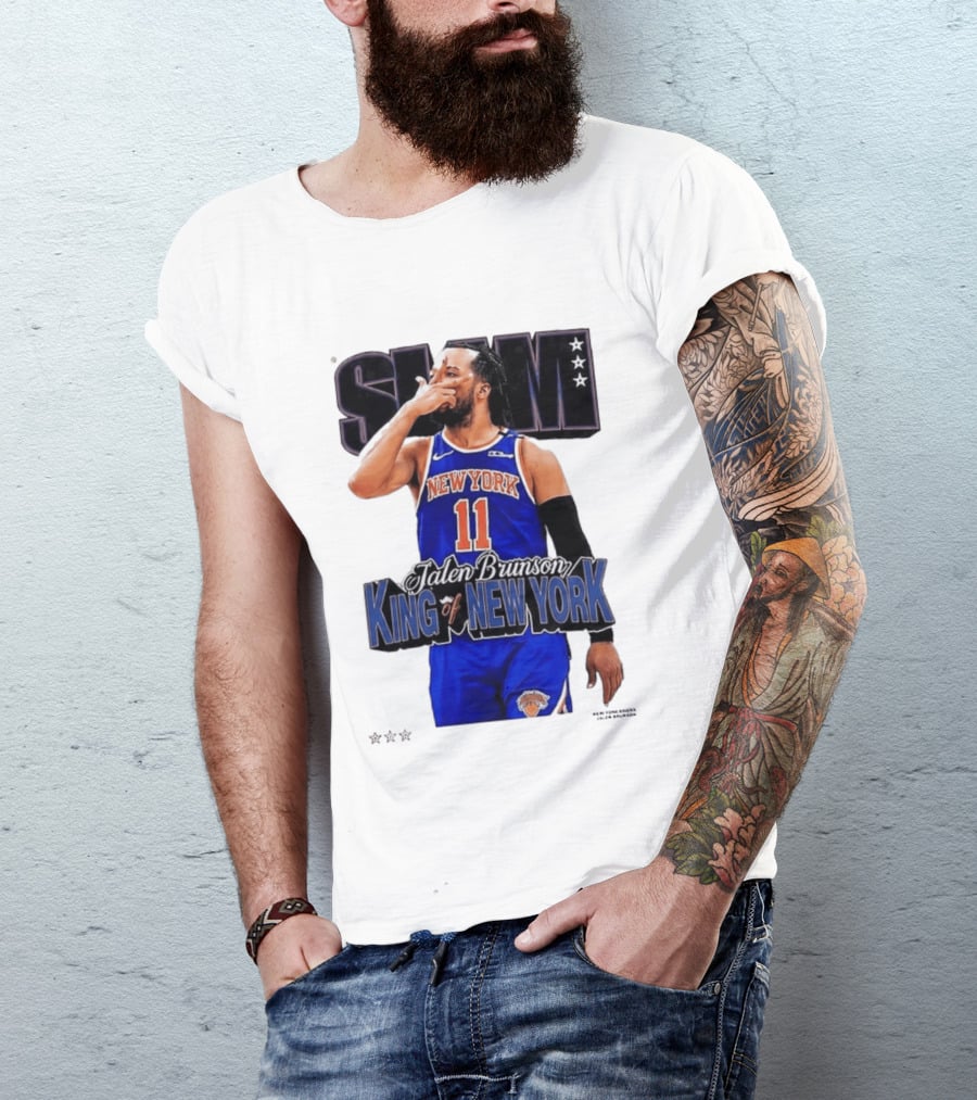 SLAM Magazine Jalen Brunson King Of New York Basketball 11 T-Shirt
