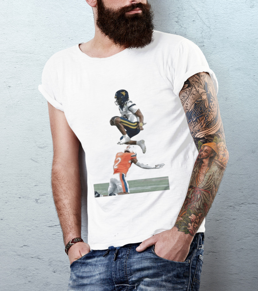 Michael Hawkins Jr Donavon Platt Football Leap Duke's Mayo T-Shirt