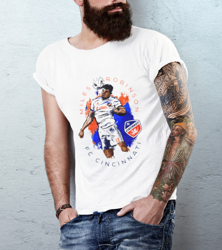 Miles Robinson FC Cincinnati Player Make Your Mark T-Shirt