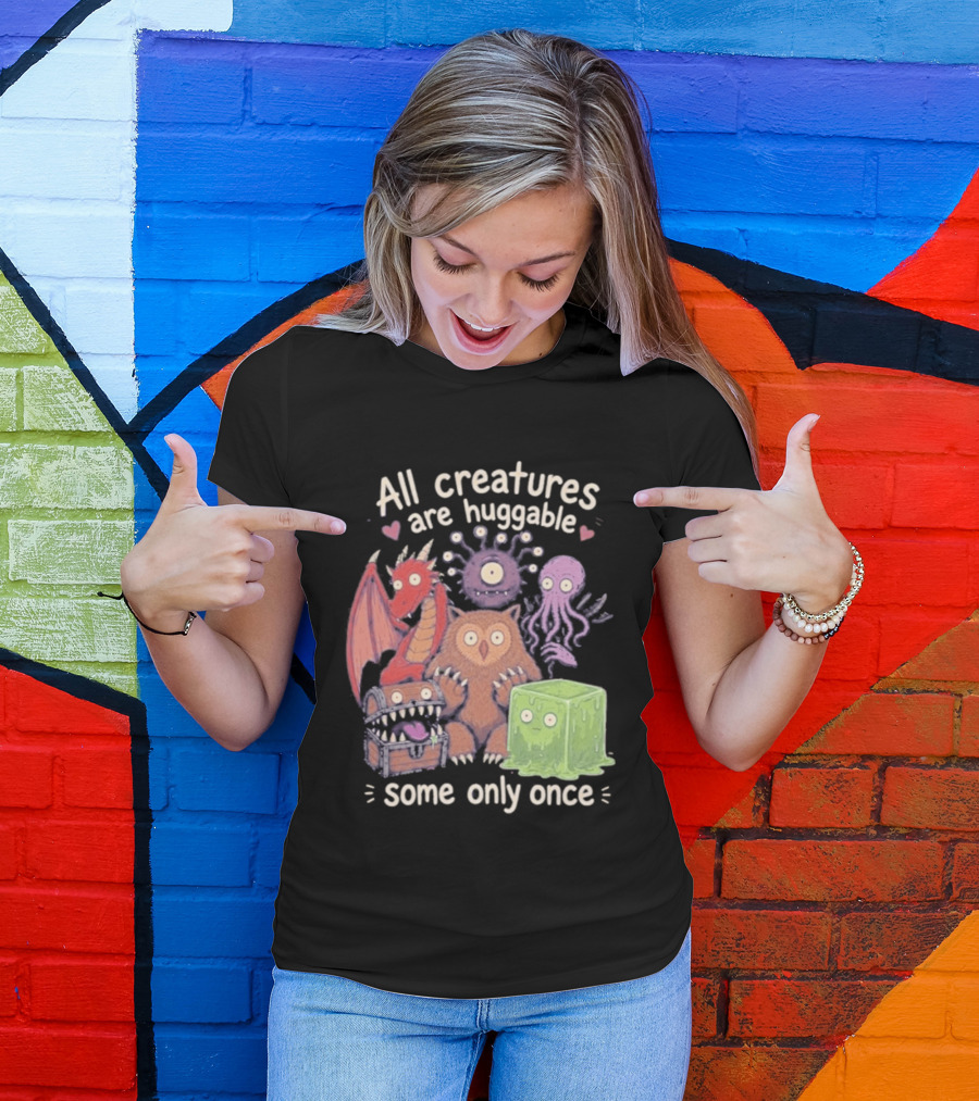 Dungeons & Dragons Creatures Huggable Once Cute Monster T-Shirt