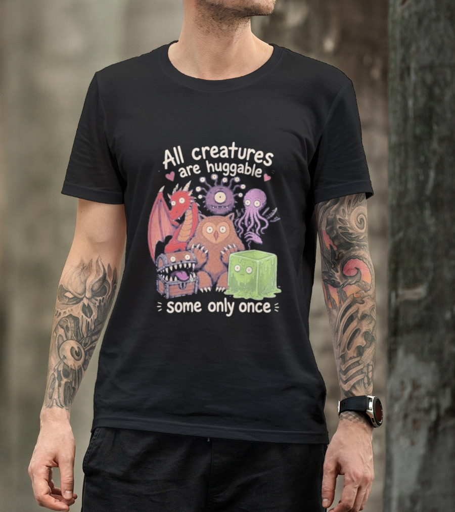 Dungeons & Dragons Creatures Huggable Once Cute Monster T-Shirt