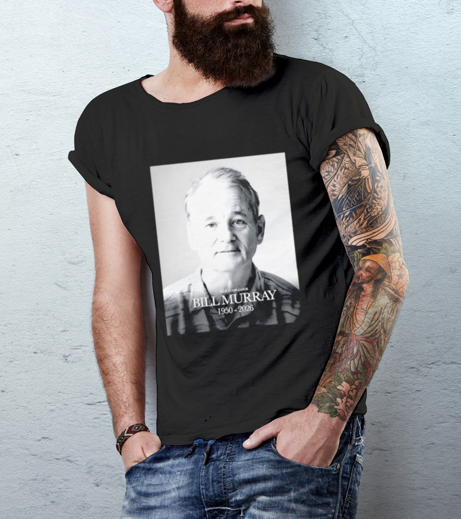 Feliz Cumpleaños Bill Murray 1950 2026 T-Shirt