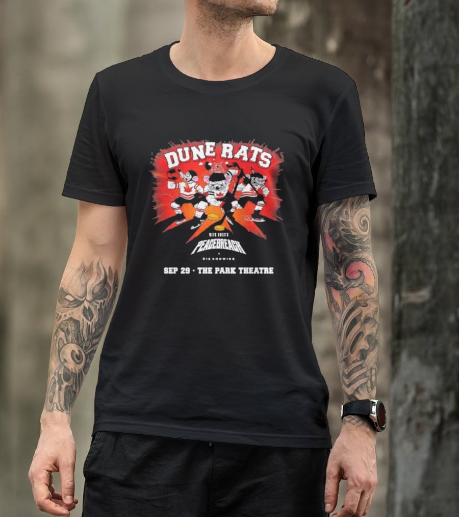 Dune Rats Winnipeg Manitoba The Park Theatre Sep 29 Big Krowdux Canadian Hockey T-Shirt