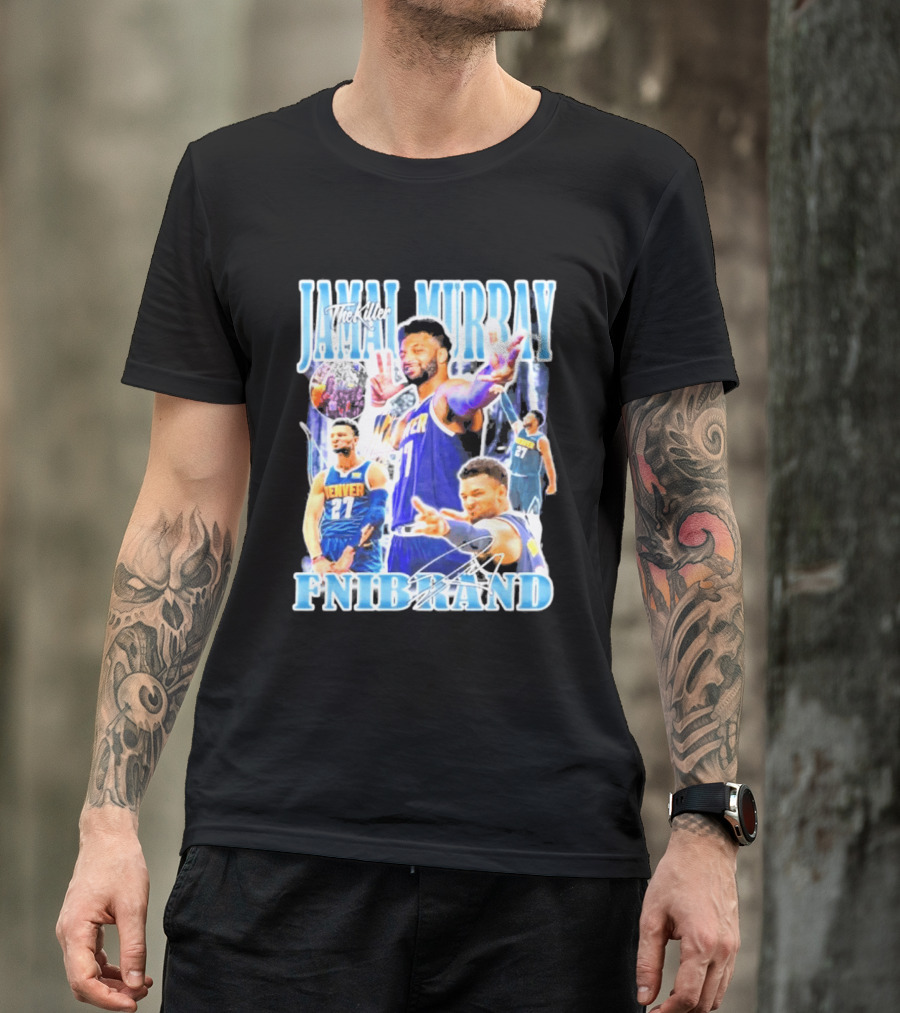 Jamal Murray The Killer Denver Nuggets FNIBRAND Basketball T-Shirt