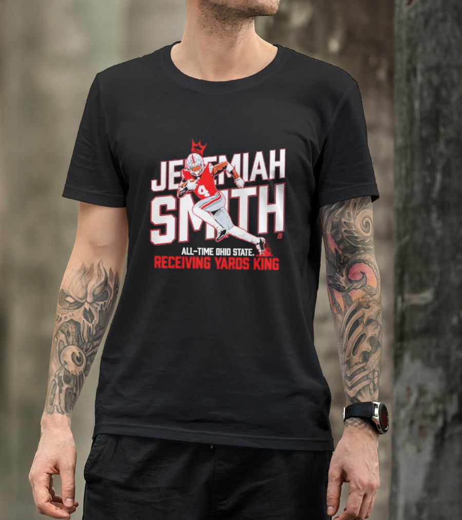 Jeremiah Smith All Time Ohio State Receiving Yards King Football Glory T-Shirt