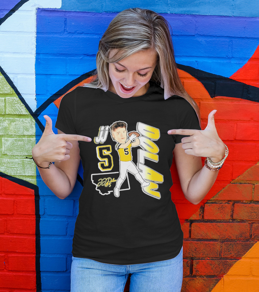 JJ Dolan Montana State Bobcats Player 2026 Caricature T-Shirt