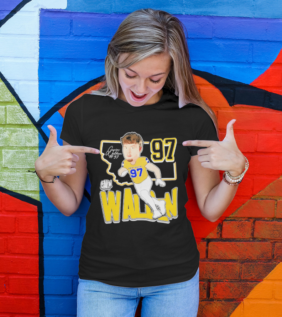Montana State Bobcats Player Walden 97 Caricature 2026 T-Shirt