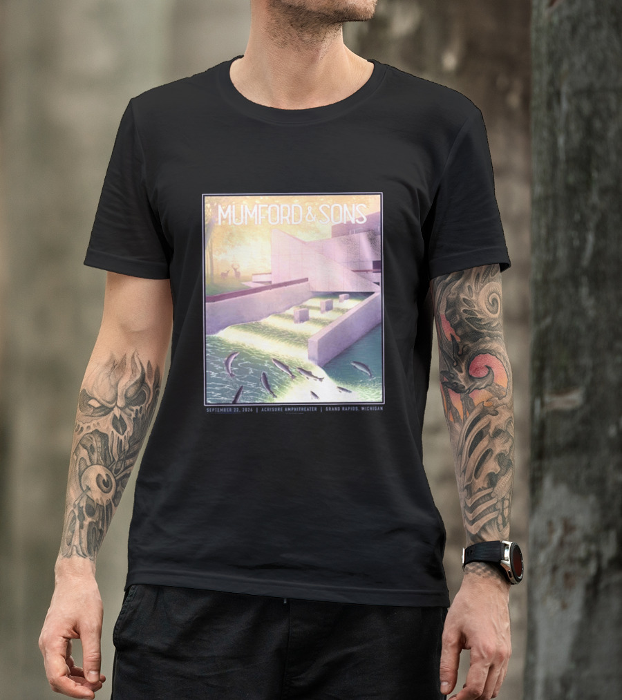 Mumford And Sons September 22 2026 Grand Rapids Acrisure Amphitheater Event T-Shirt