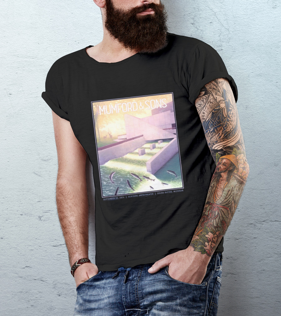 Mumford And Sons September 22 2026 Grand Rapids Acrisure Amphitheater Event T-Shirt