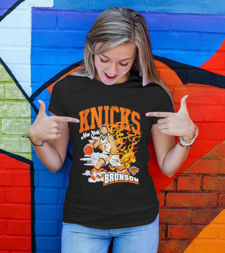 Knicks Jalen Brunson Fired Up New York Knicks T-Shirt