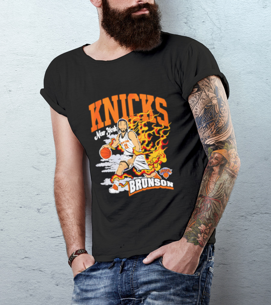 Knicks Jalen Brunson Fired Up New York Knicks T-Shirt