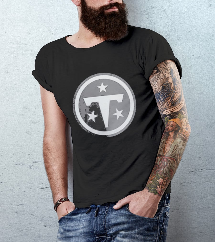 Tennessee Titans 2026 Salute To Service Logo With Stars T-Shirt