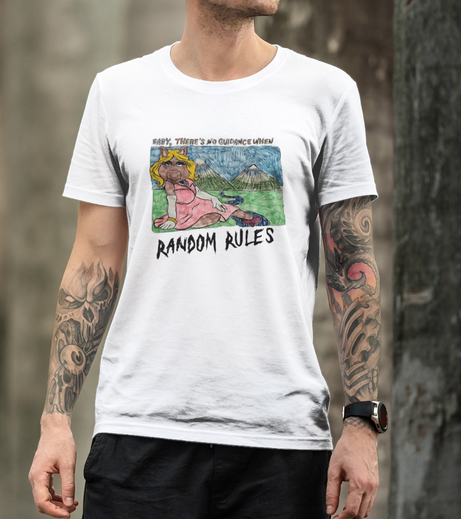 Baby There's No Guidance When Random Rules Miss Piggy Mountains Stream T-Shirt
