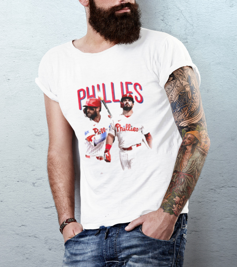 Philadelphia Phillies Bryce Harper Kyle Schwarber T-Shirt