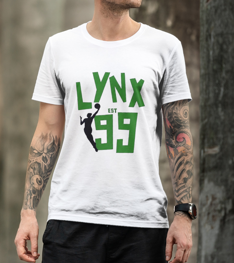 Lynx EST 99 Green Basketball T-Shirt