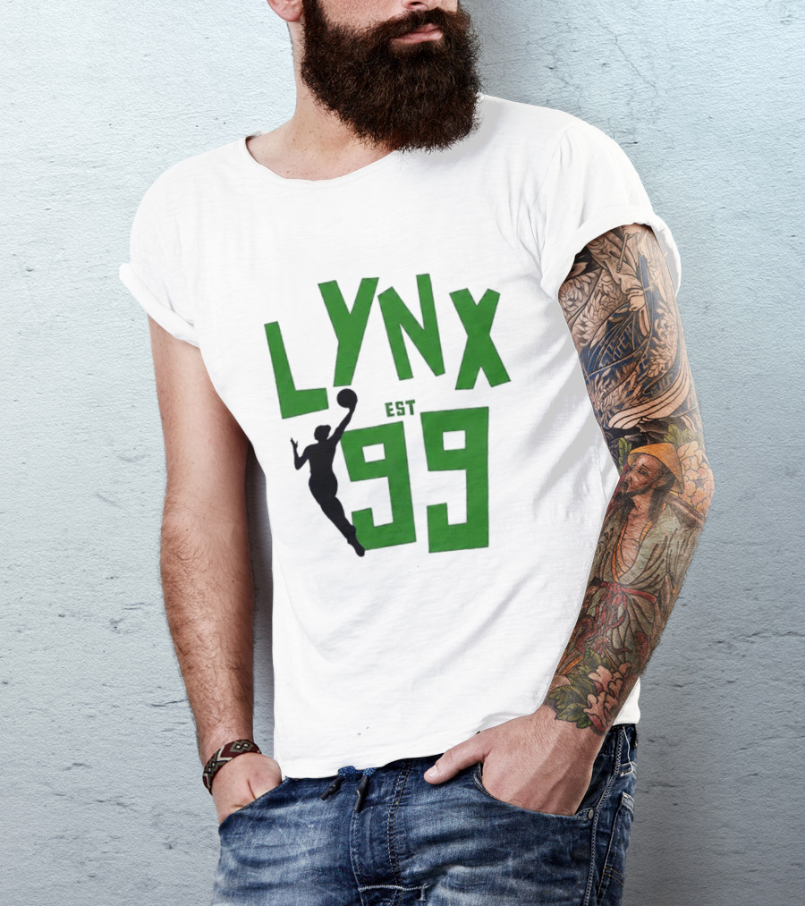 Lynx EST 99 Green Basketball T-Shirt