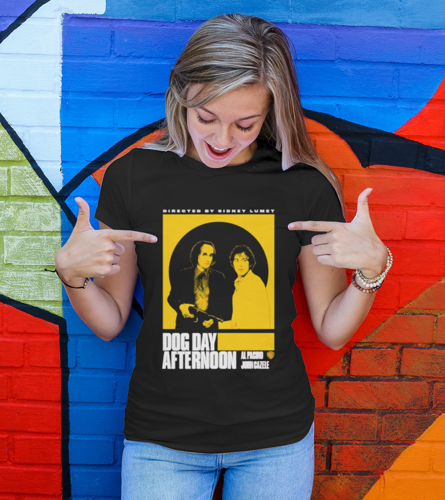 Directed By Sidney Lumet Dog Day Afternoon Al Pacino John Cazale Warner Bros T-Shirt
