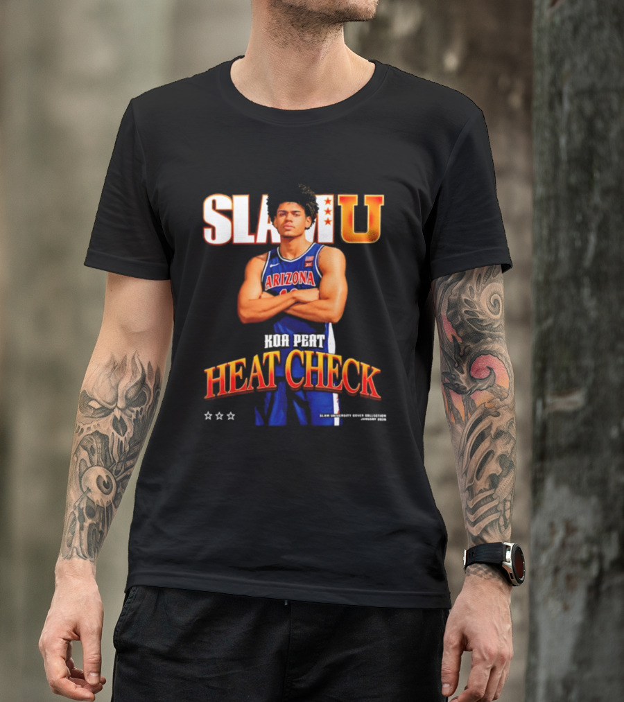 SlamU Arizona Heart Check Koa Peat T-Shirt
