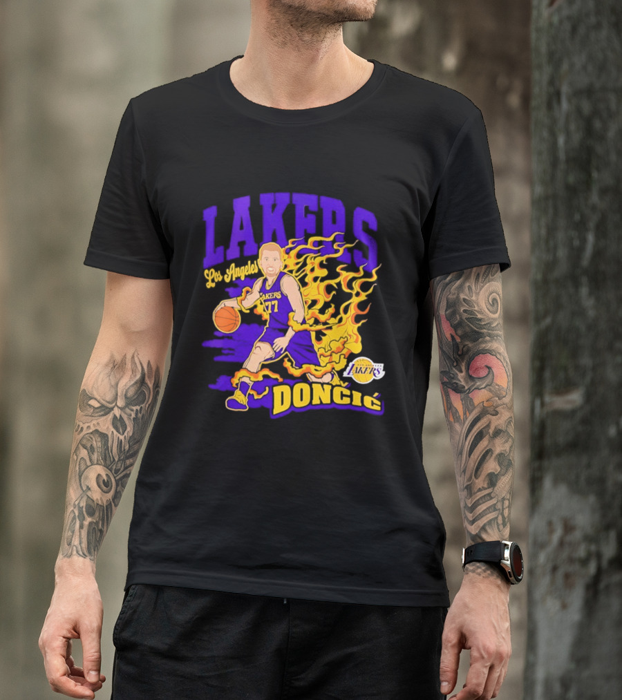 Los Angeles Lakers Luka Dončić Los Angeles Lakers Dončić T-Shirt