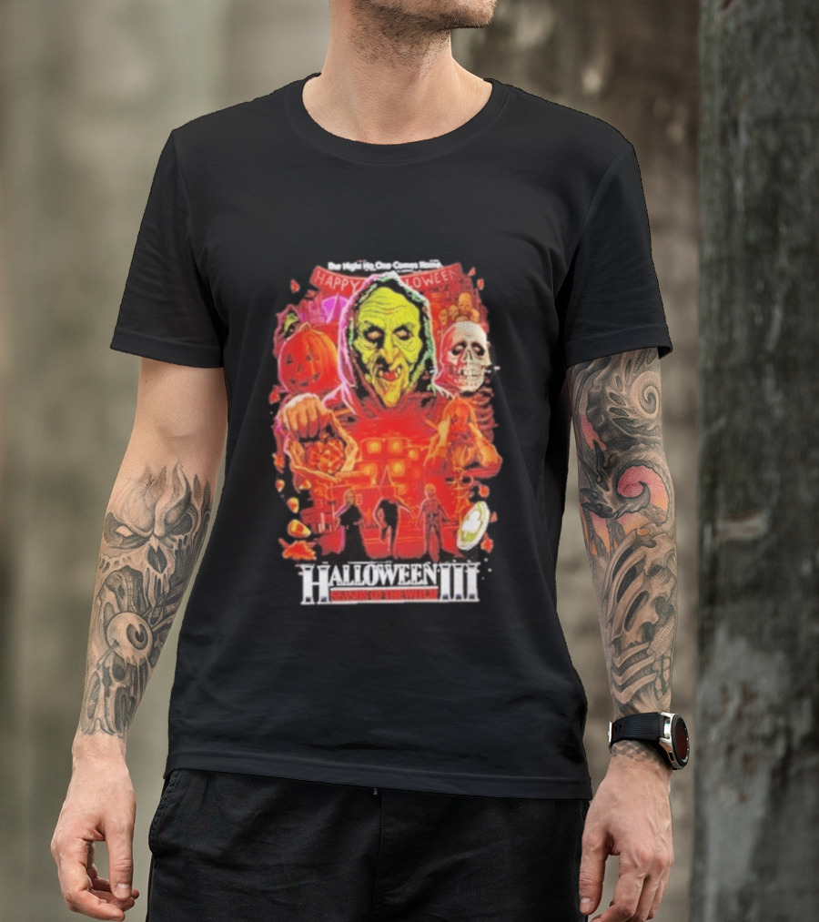 Halloween III Season Of The Witchcraft Happy Halloween Jack O' Lantern Skeleton Pumpkin T-Shirt