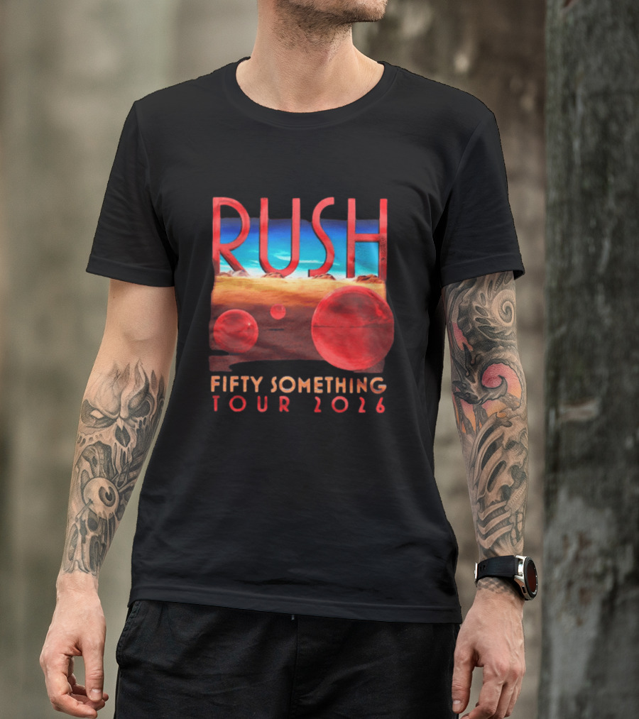 Rush Fifty Something Tour 2026 Spheres T-Shirt