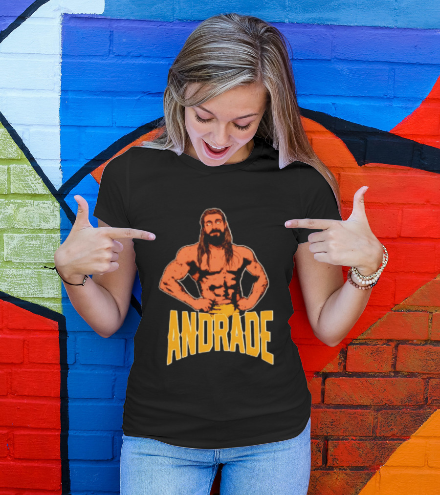 Andrade AEW Wrestling Lucha Libre Iconic Pose T-Shirt
