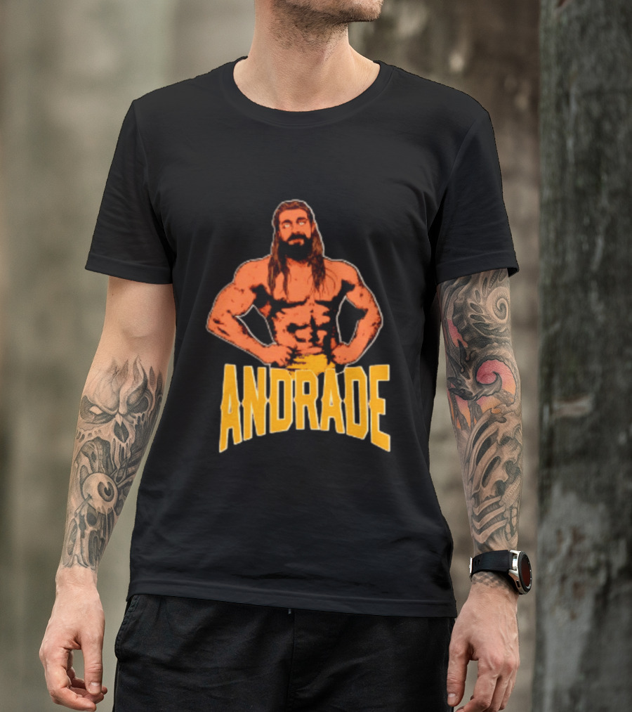 Andrade AEW Wrestling Lucha Libre Iconic Pose T-Shirt