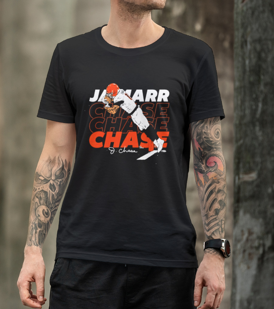 Ja'Marr Chase Cincinnati Bengals Football Player Chase J. Chase T-Shirt