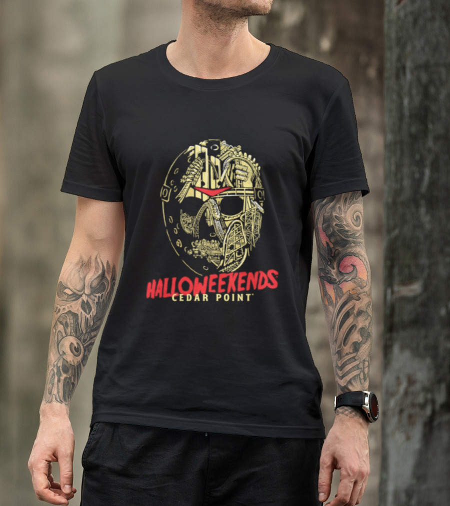 Halloweekends Cedar Point Hockey Mask T-Shirt