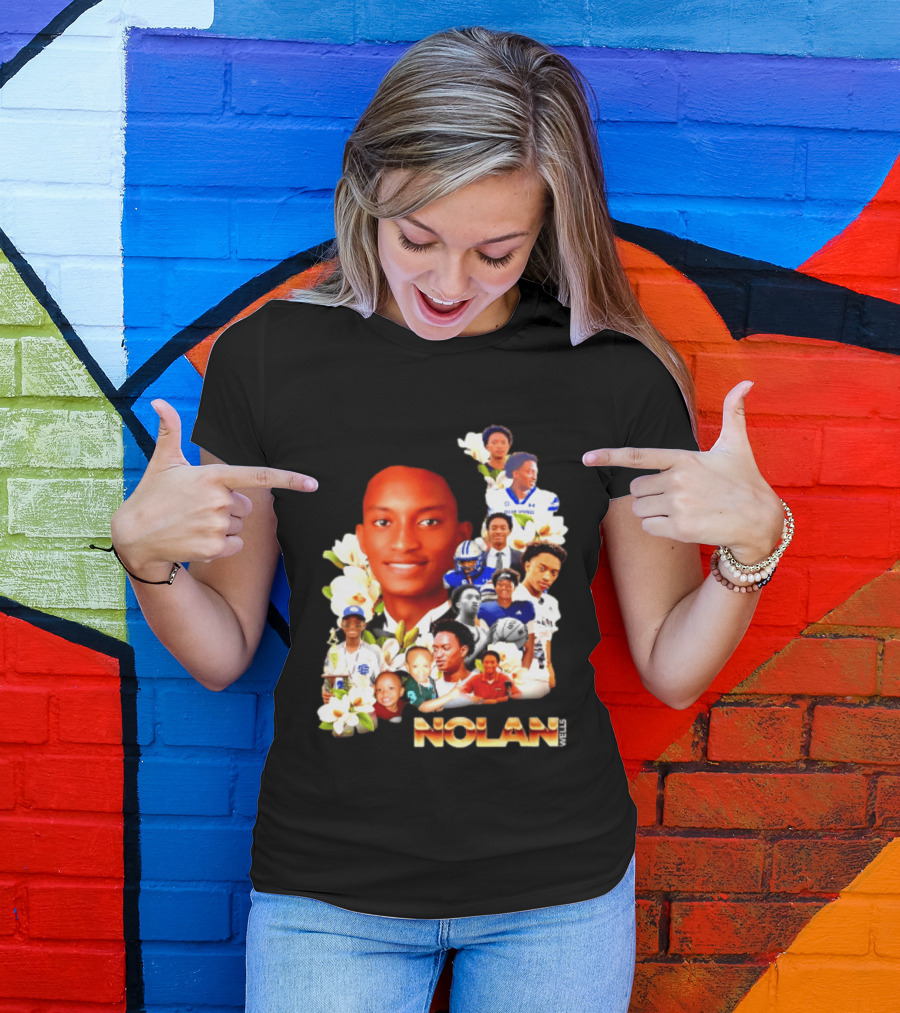 Justice For Nolan Wells 2026 Memorial Collage T-Shirt
