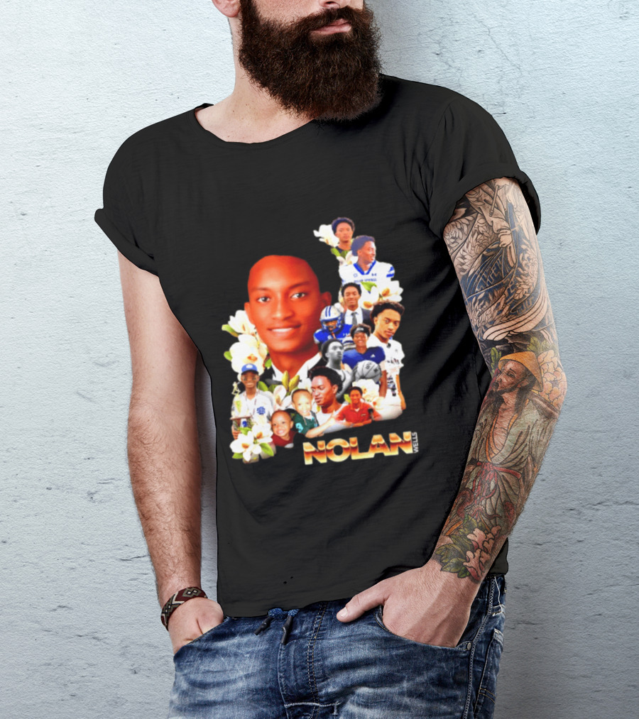 Justice For Nolan Wells 2026 Memorial Collage T-Shirt