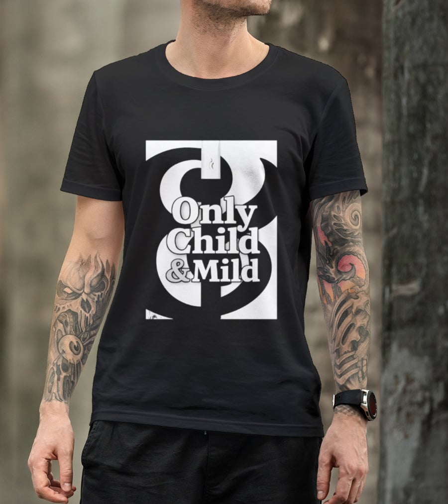 Only Child And Mild Cursive Ampersand T-Shirt