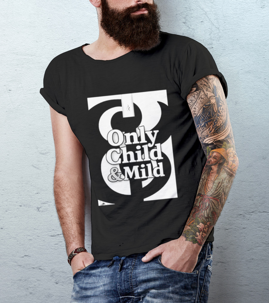 Only Child And Mild Cursive Ampersand T-Shirt