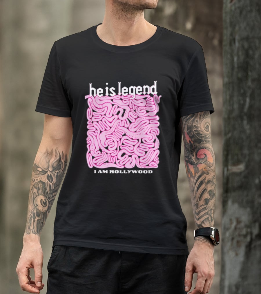 He Is Legend I Am Hollywood Los Angeles Streets Sunset Vine Melrose T-Shirt