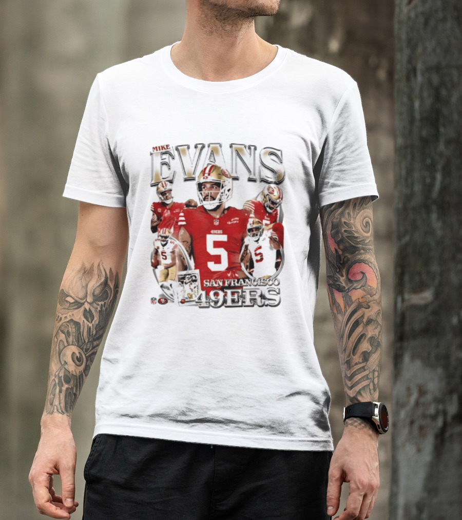 Mike Evans 49ers Player Collage San Francisco 2026 T-Shirt