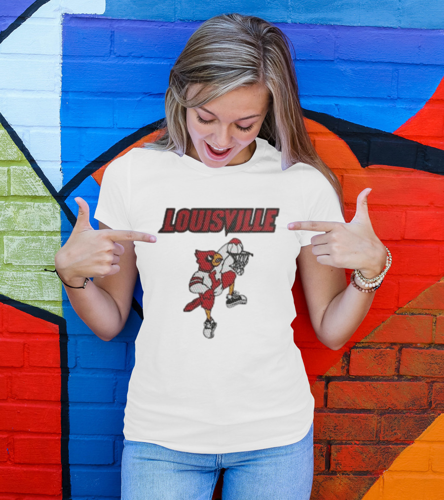 Louisville Cardinals Basketball 2026 White Jersey T-Shirt