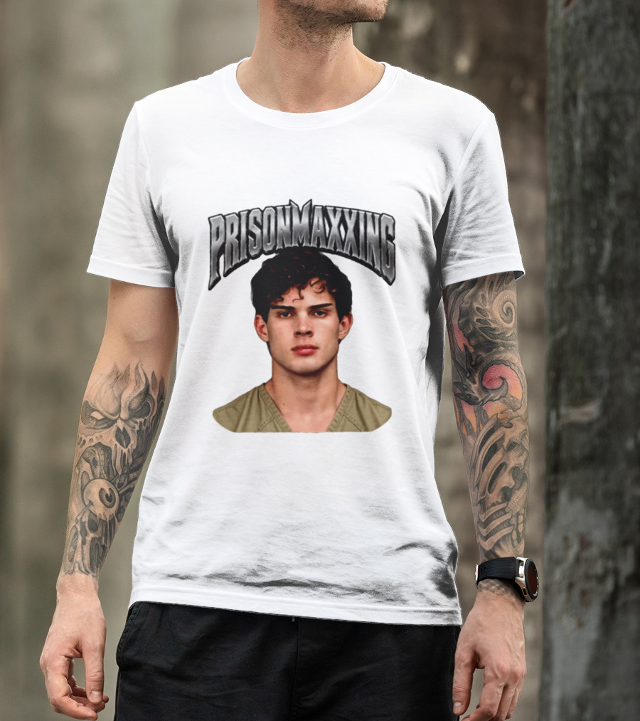 Prisonmaxxing Internet Meme Shot Concept T-Shirt
