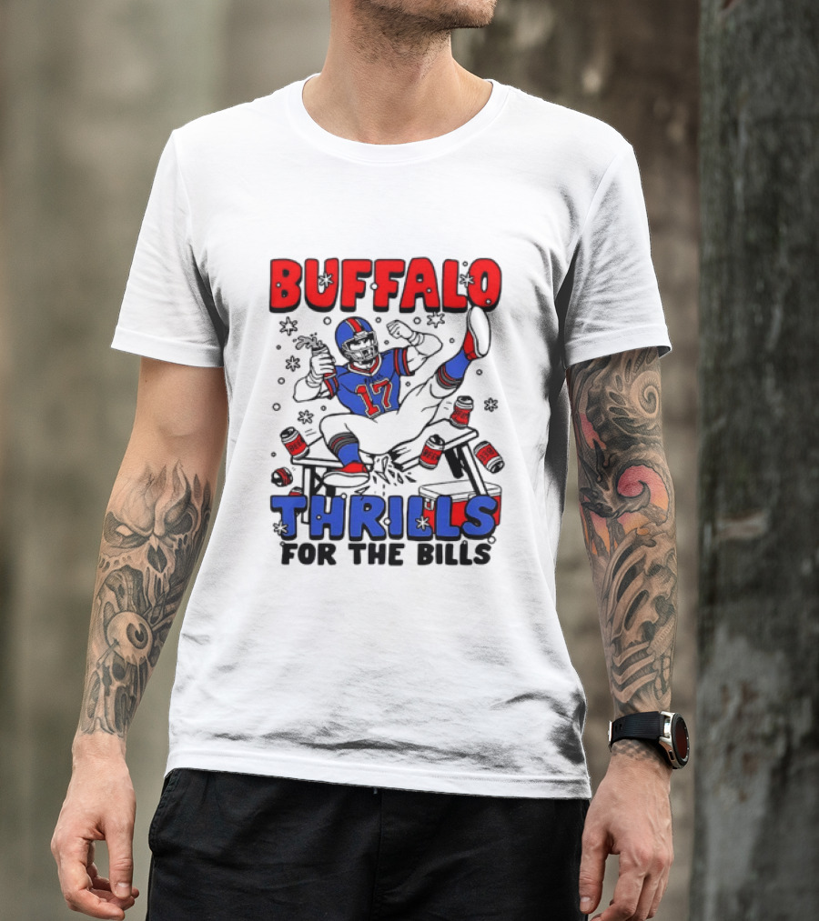 Buffalo Thrills For The Bills Football Celebration T-Shirt