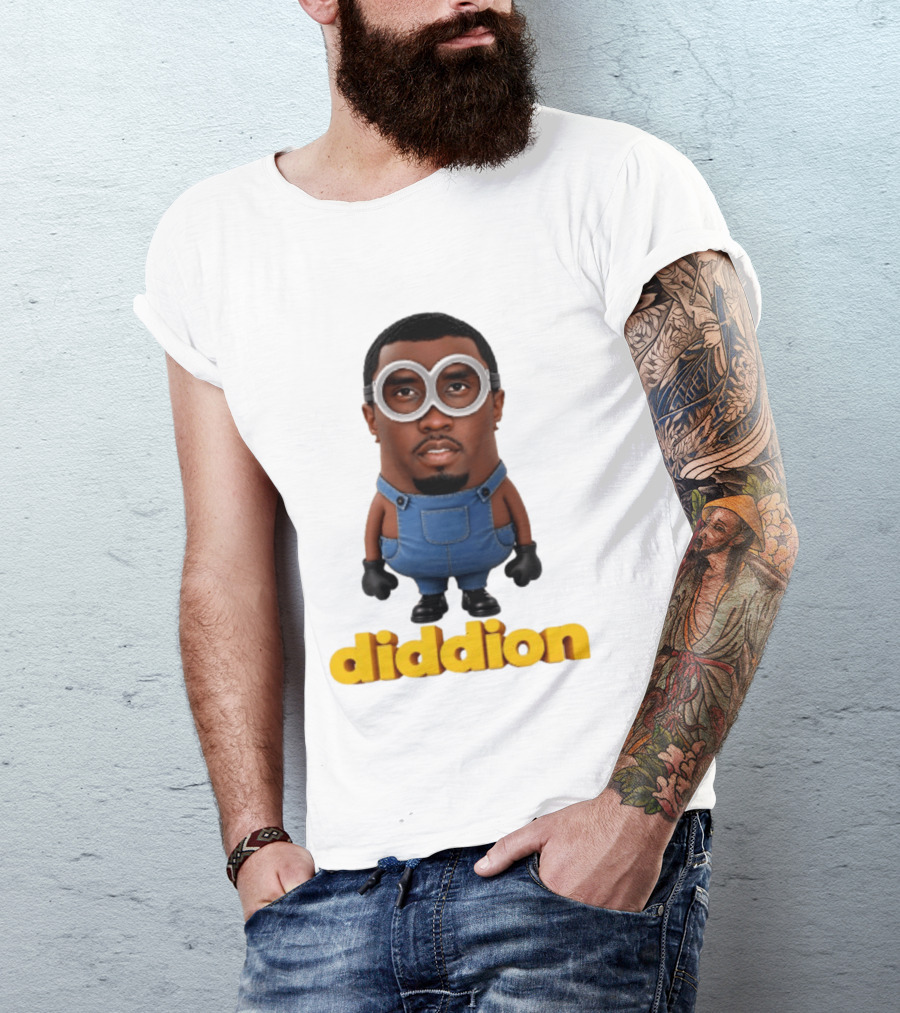 Diddy Minions Crossover Diddion Mashup T-Shirt