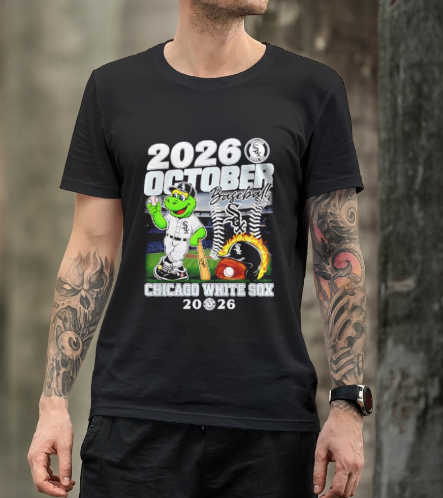 2026 October Chicago White Sox Postseason Baseball T-Shirt