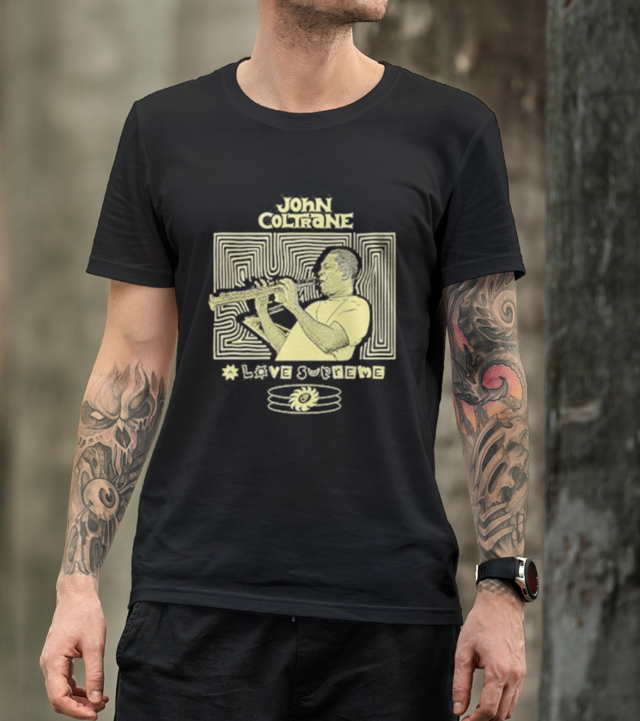 John Coltrane Live Supreme Jazz Iconic Performance T-Shirt