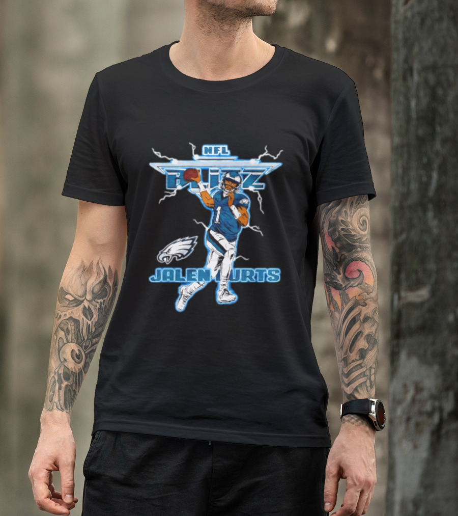 NFL Blitz Philadelphia Eagles Jalen Hurts T-Shirt