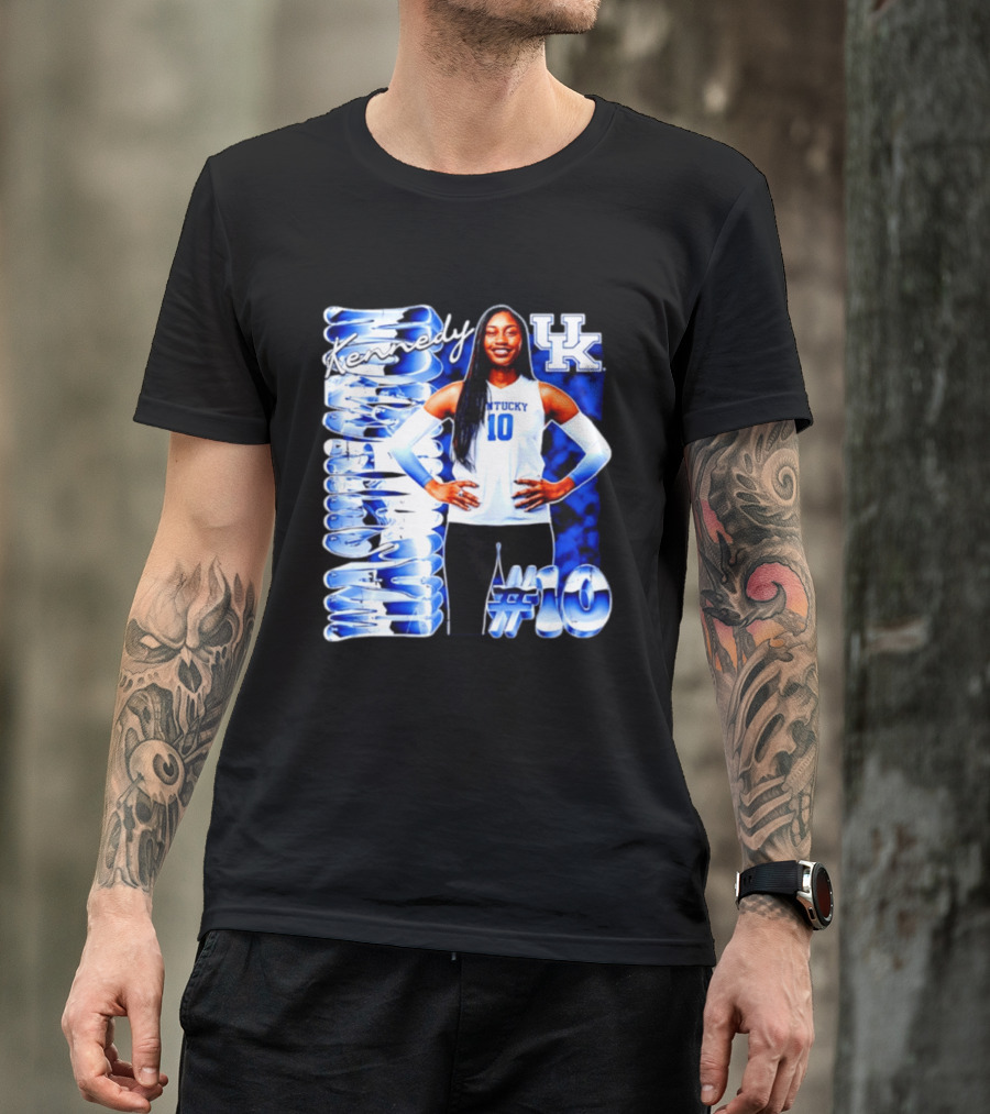 Kennedy #10 Kentucky Wildcats NCAA Volleyball T-Shirt